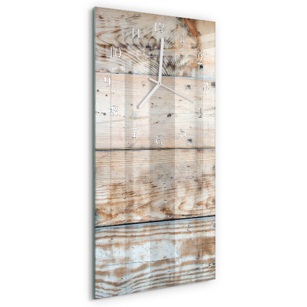 Vertikale Uhr Holz