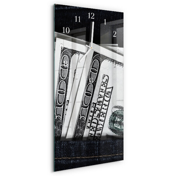Vertikale Uhr Banknoten