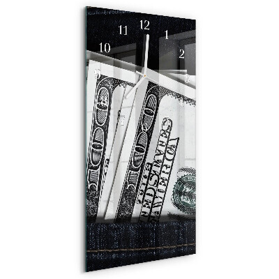 Vertikale Uhr Banknoten