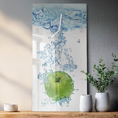 Vertikale Uhr Apfelwasser