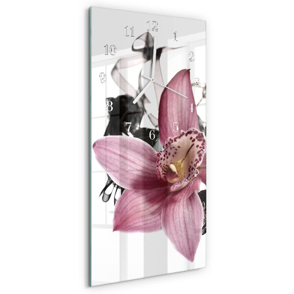 Vertikale Uhr Orchidee