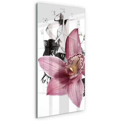 Vertikale Uhr Orchidee