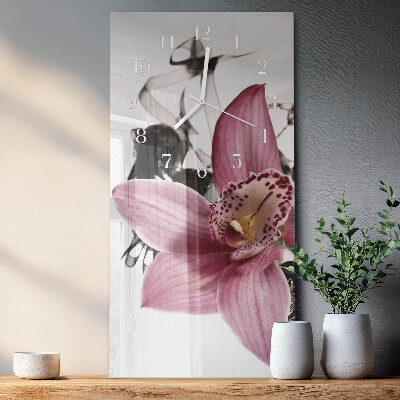 Vertikale Uhr Orchidee
