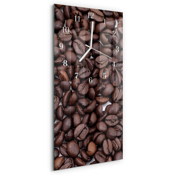 Vertikale Uhr Kaffeebohnen
