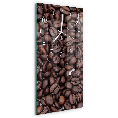Vertikale Uhr Kaffeebohnen