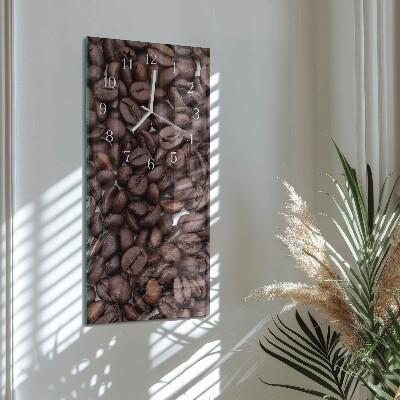 Vertikale Uhr Kaffeebohnen