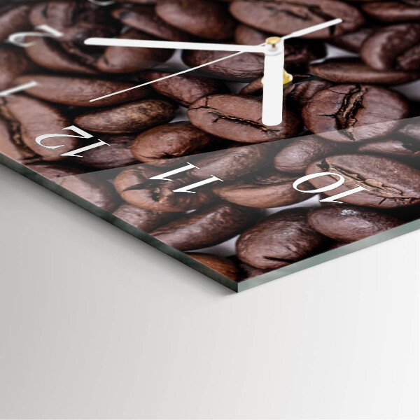 Vertikale Uhr Kaffeebohnen