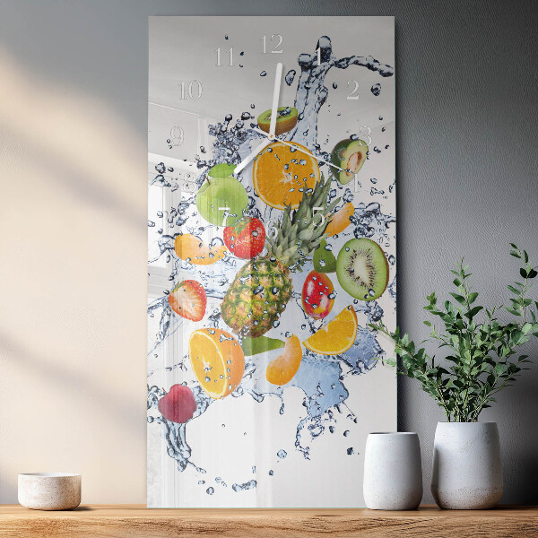 Vertikale Uhr Obst