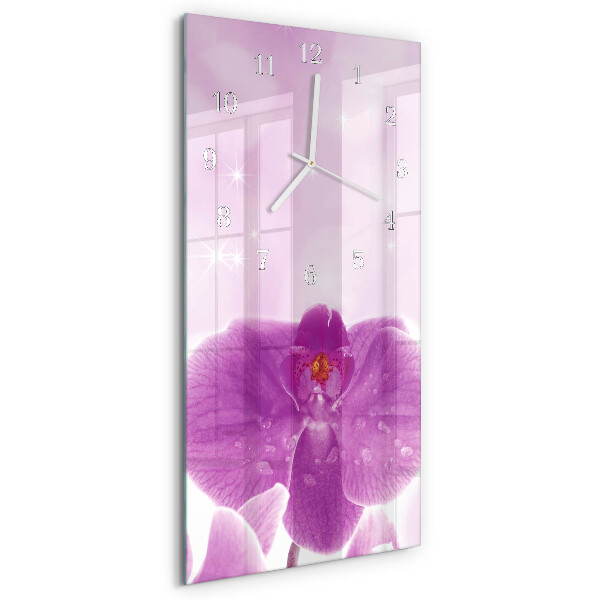 Vertikale Uhr Orchidee