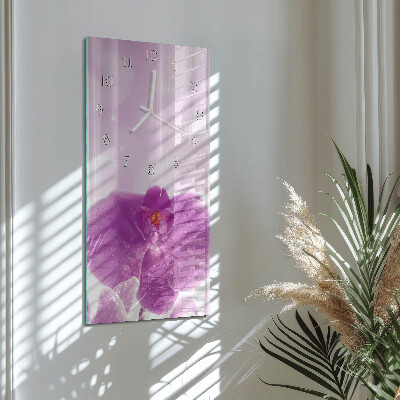 Vertikale Uhr Orchidee