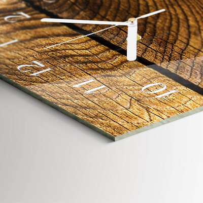 Vertikale Uhr Holz