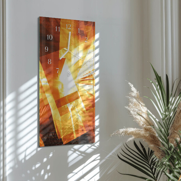 Vertikale Uhr Abstraktion
