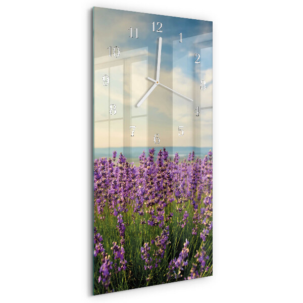 Vertikale Uhr Blumen
