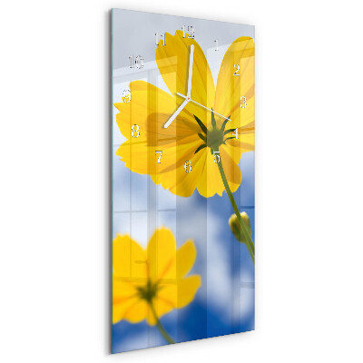 Vertikale Uhr Blume