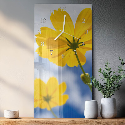 Vertikale Uhr Blume