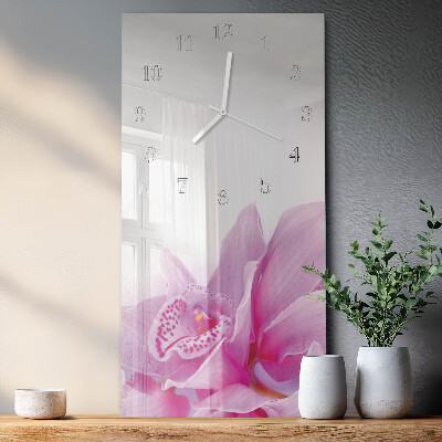 Vertikale Uhr Orchidee