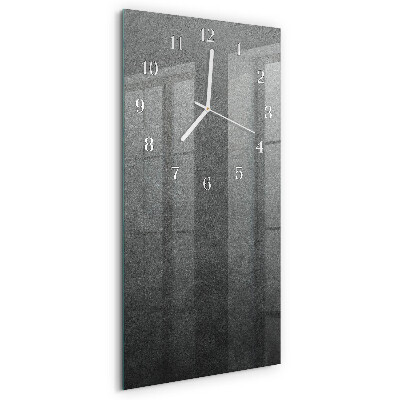 Vertikale Uhr Marmorwand