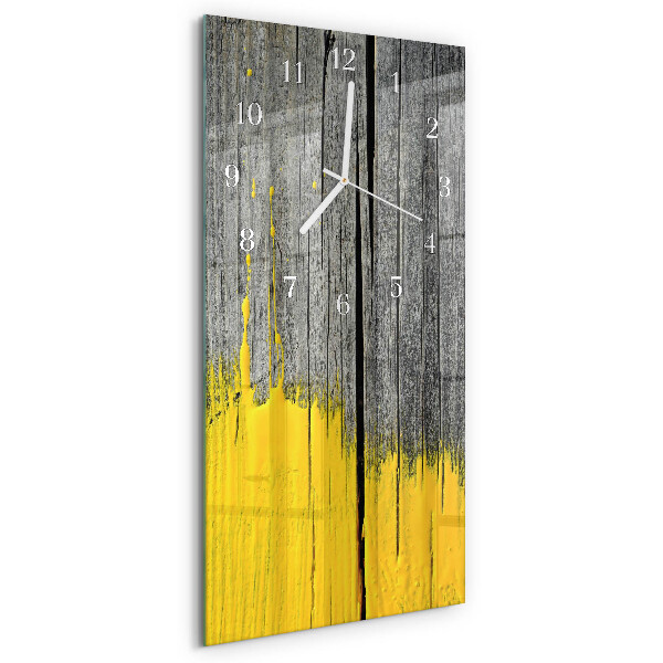 Vertikale Uhr Holzbrett