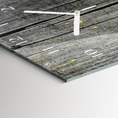 Vertikale Uhr Holzbrett