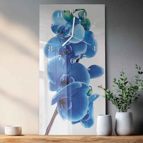 Vertikale Uhr Orchidee