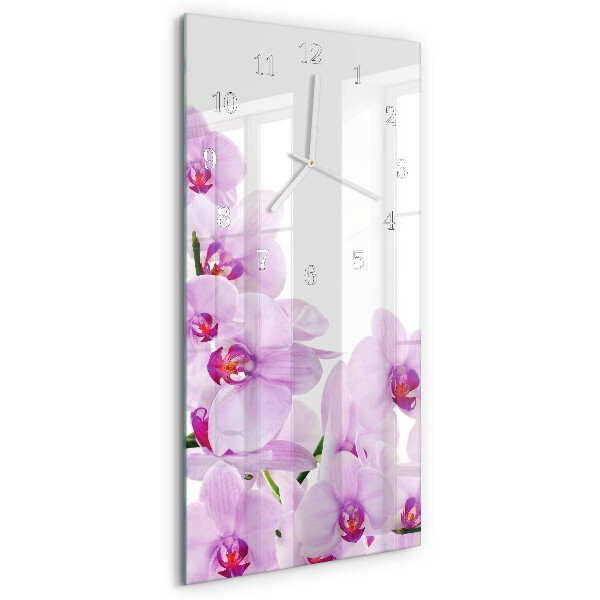 Vertikale Uhr Orchideen