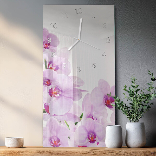 Vertikale Uhr Orchideen