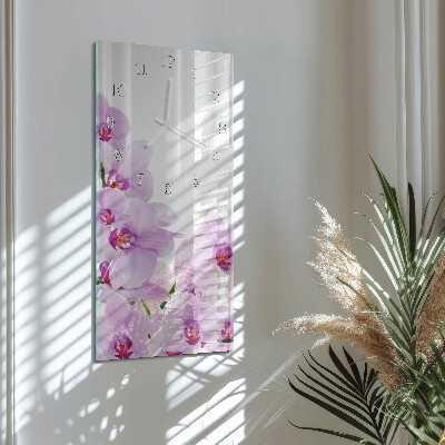 Vertikale Uhr Orchideen