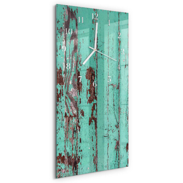 Vertikale Uhr Holzwand