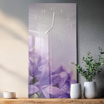 Vertikale Uhr Blume