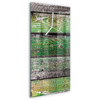 Vertikale Uhr Holzbretter