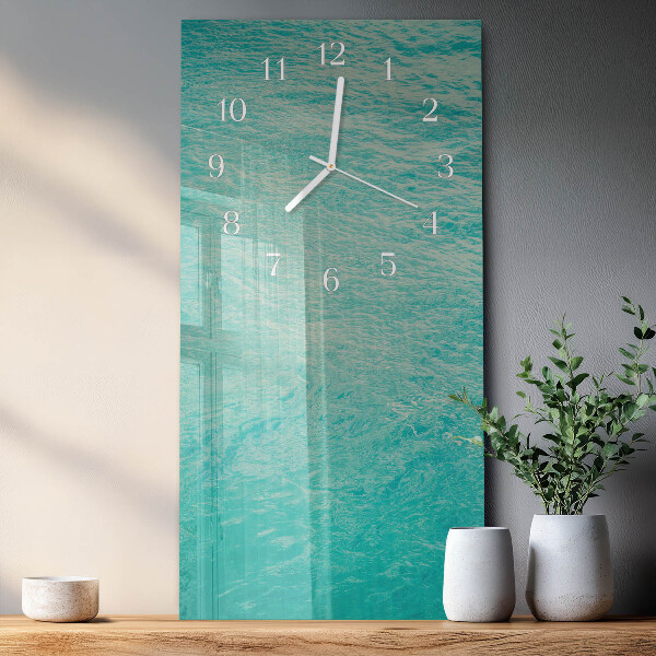 Vertikale Uhr Wasser