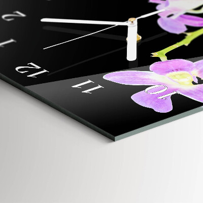 Vertikale Uhr Blumen