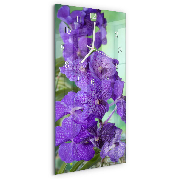 Vertikale Uhr Blumen