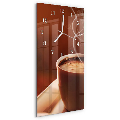 Vertikale Uhr Kaffee