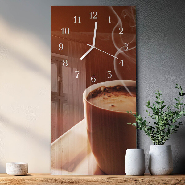 Vertikale Uhr Kaffee