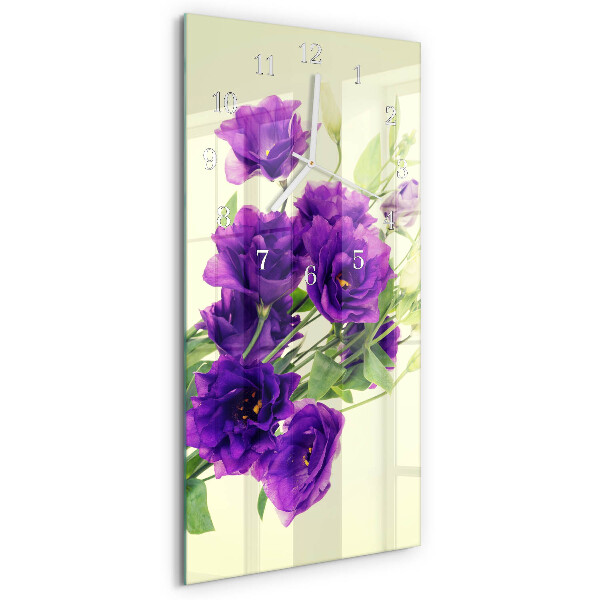 Vertikale Uhr Blumen