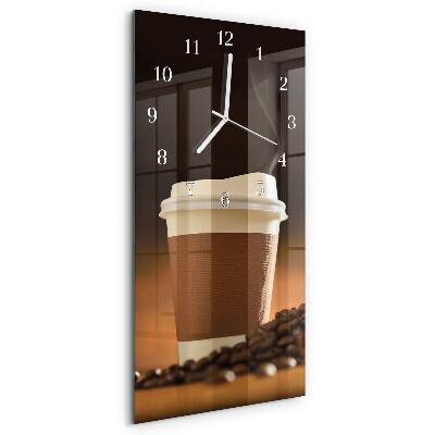 Vertikale Uhr Becher
