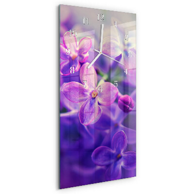 Vertikale Uhr Blumen