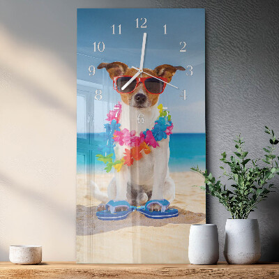 Vertikale Uhr Hund