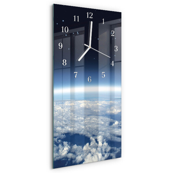 Vertikale Uhr Das Universum der Erde