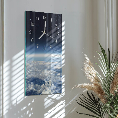 Vertikale Uhr Das Universum der Erde