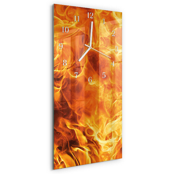 Vertikale Uhr Feuer