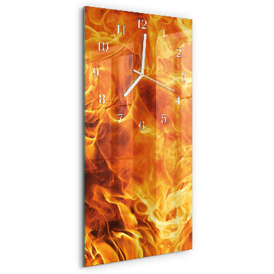 Vertikale Uhr Feuer
