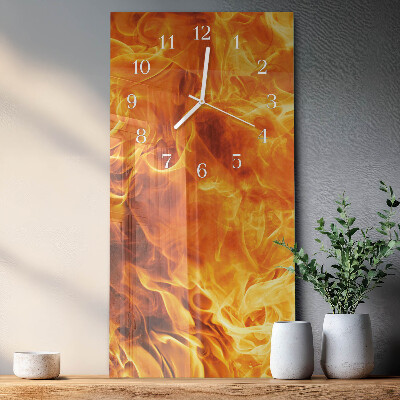 Vertikale Uhr Feuer