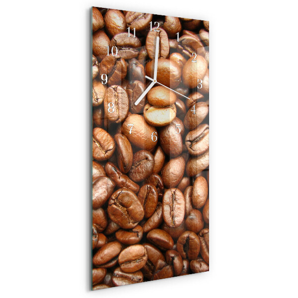 Vertikale Uhr Kaffeebohnen