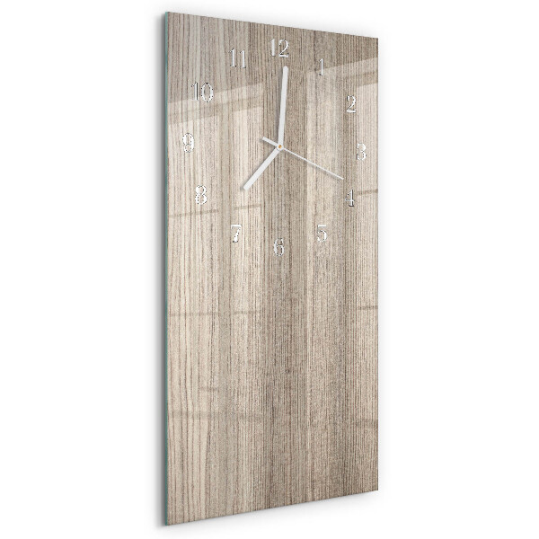 Vertikale Uhr Holz