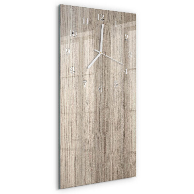 Vertikale Uhr Holz