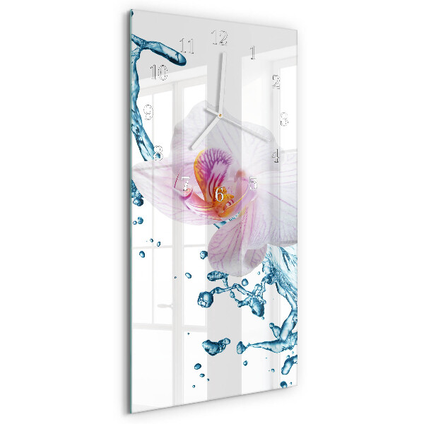 Vertikale Uhr Orchidee