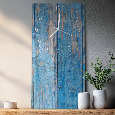 Vertikale Uhr Holz