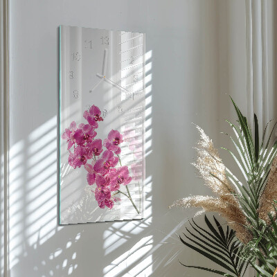 Vertikale Uhr Orchideen